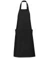 88010 Gala Gala Long Bib Apron Deep Black colour image
